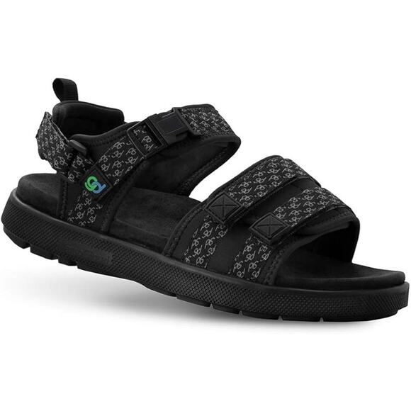 Gravity Defyer Cafe Shock Absorbing Stress Recovery Sandals Black Men's US 9 - Picture 1 of 9
